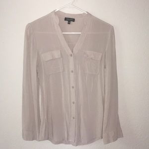 Spense peach colored long sleeve shirt